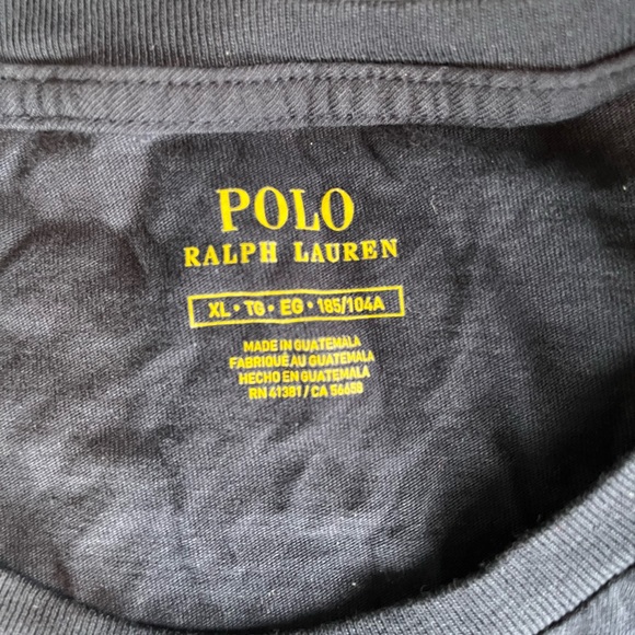 ❗️SOLD❗️Mens Polo Ralph Lauren Navy Blue Long Sleeve Bear Shirt - Picture 4 of 4